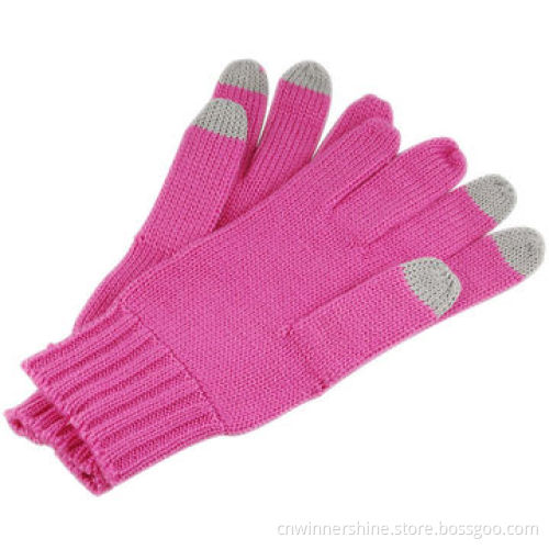 Touchscreen gloves with 3 fingers touch function for winter